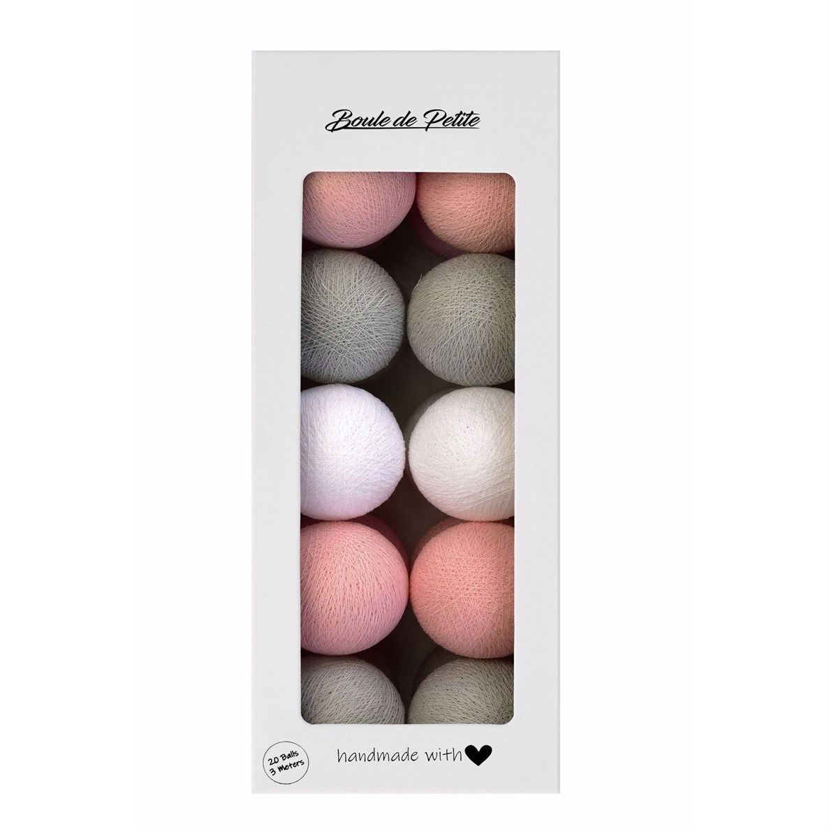 Boule De Petite Pink Of Love Işıklı Top Aydınlatma