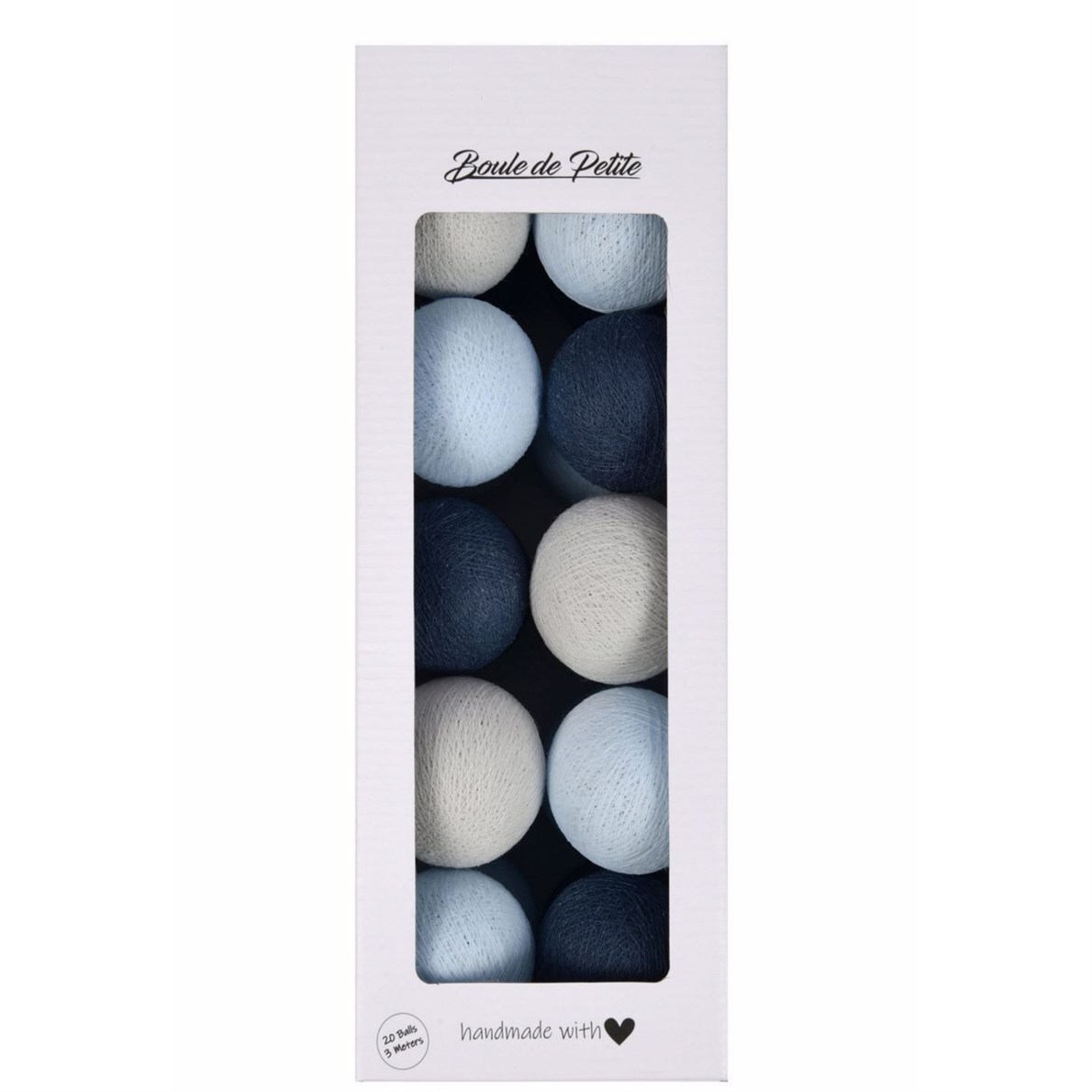 Boule De Petite Stylish Blue Işıklı Top Aydınlatma