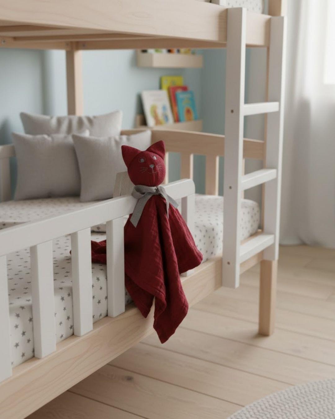 Reyo Beberotti Müslin Uyku Oyun Arkadaşı Vişne