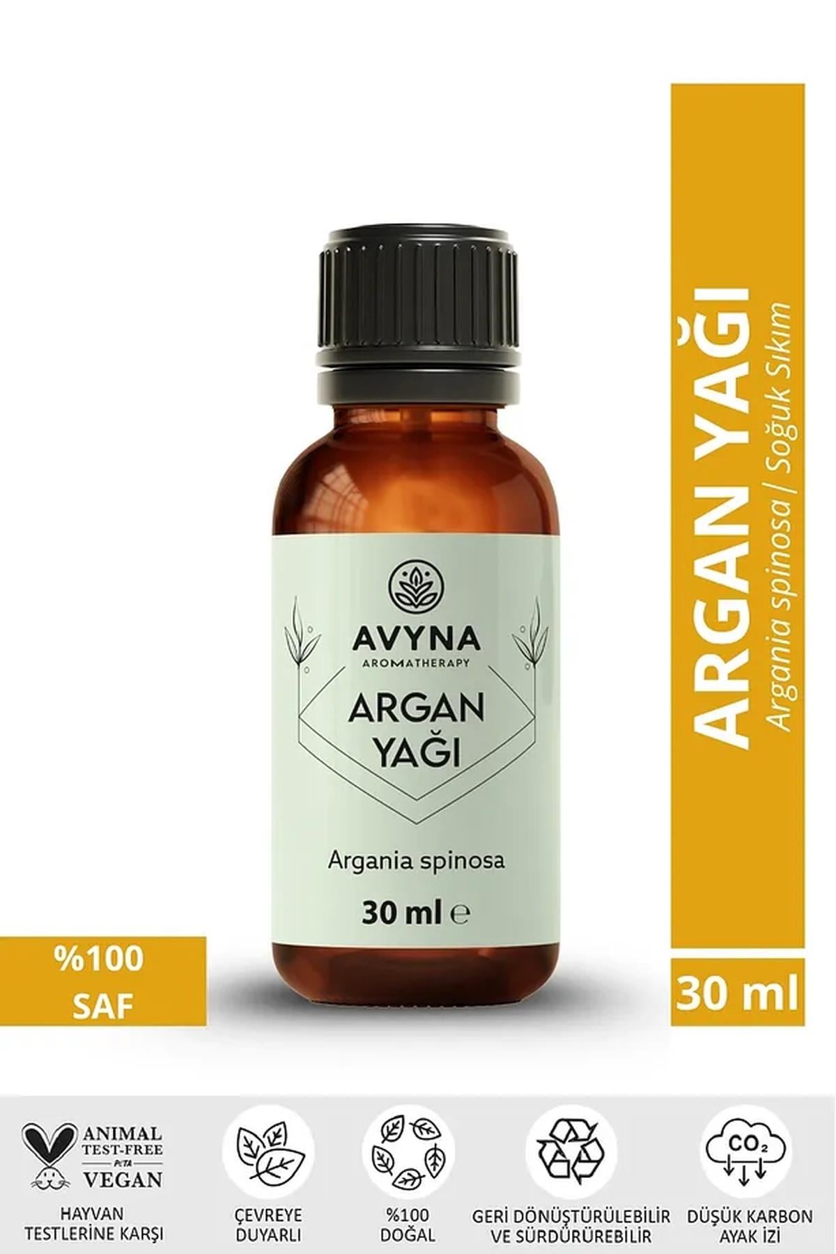 Avyna Argan Yağı 30 ml Soğuk Sıkım %100 Saf ve Doğal