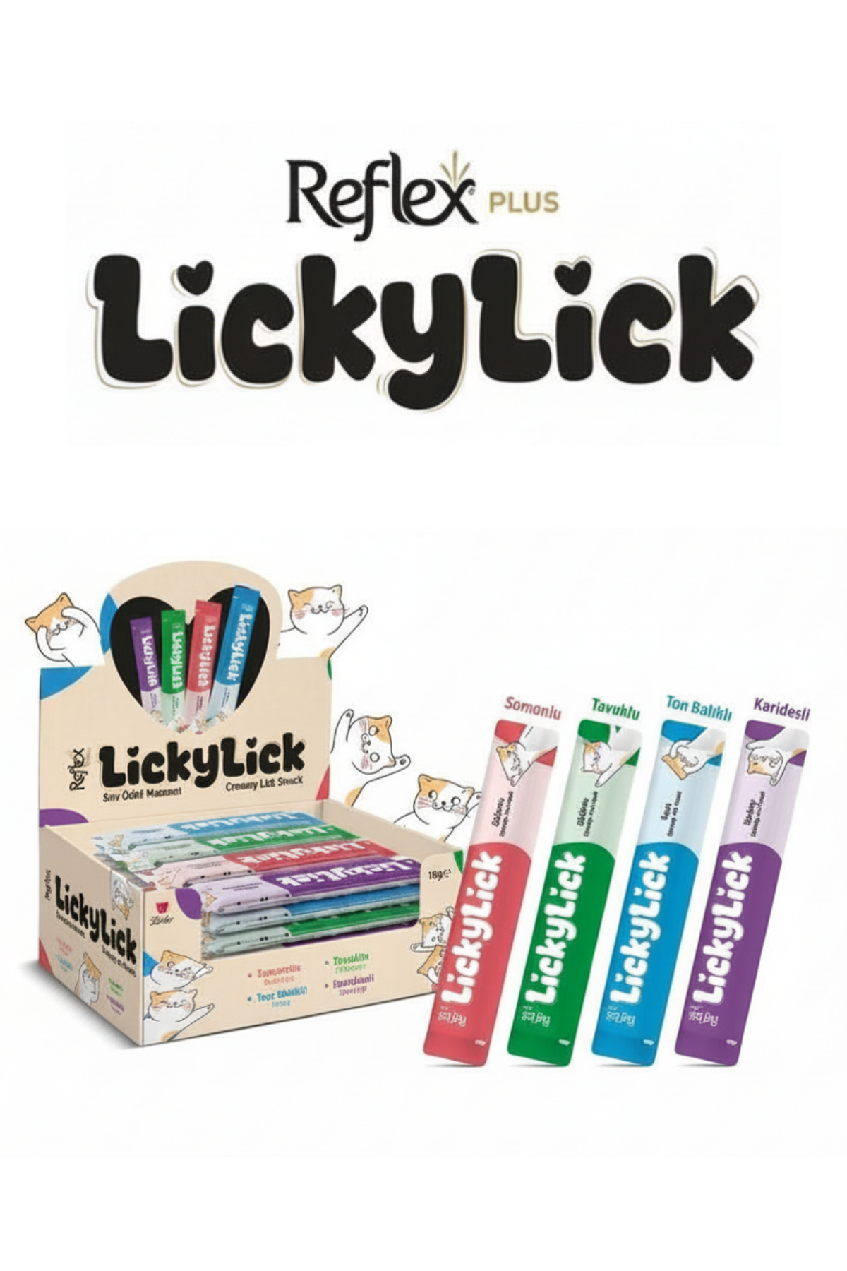 Reflex Plus Licky Lick Sıvı Kedi Ödül Maması