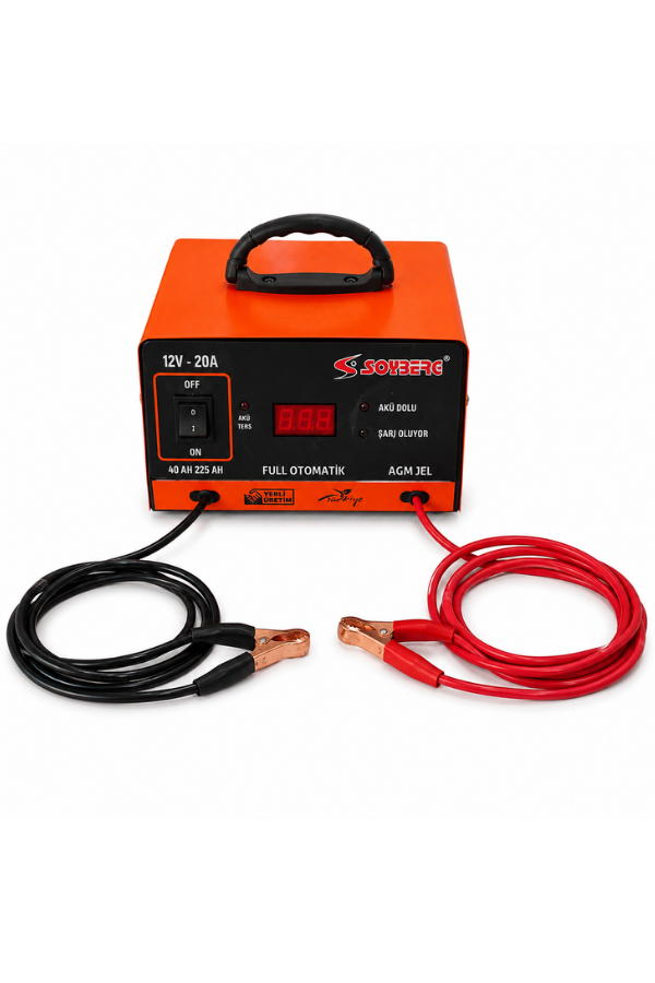 Soyberg S-1220 Otomatik Akü Şarj Cihazı