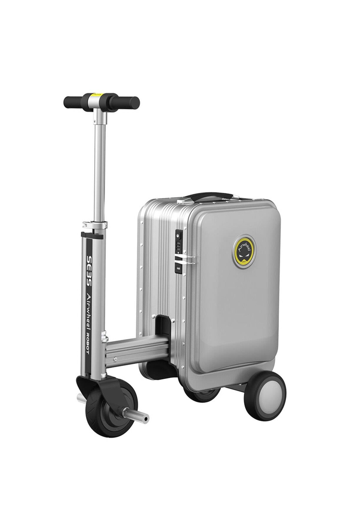 AirWheel SE3S Elektrikli Binilebilir Scooter Valiz Gri