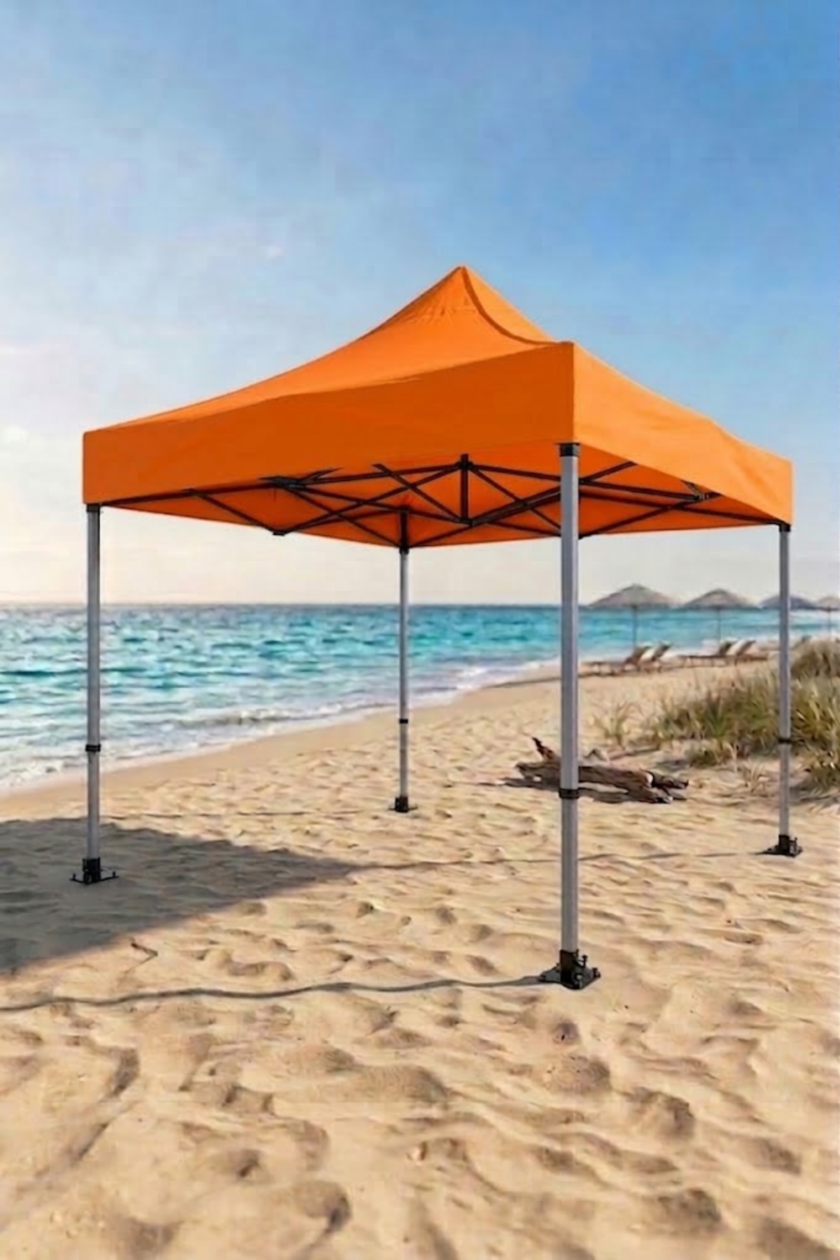 Reyo 3×3 Bagaj Boy Premium Turuncu Katlanır Çardak (115cm)