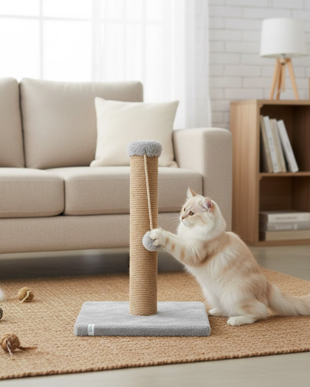 Reyo Pet Kedi Tırmalama Tahtası Gri 42 cm