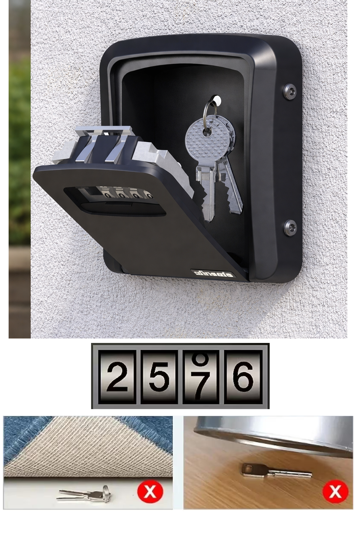 Insafe ISC806KEY Şifreli Anahtar Kasası