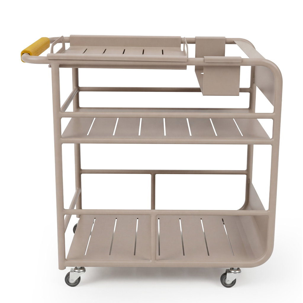 Erinöz Luxa Servis Arabası - Kum Rengi