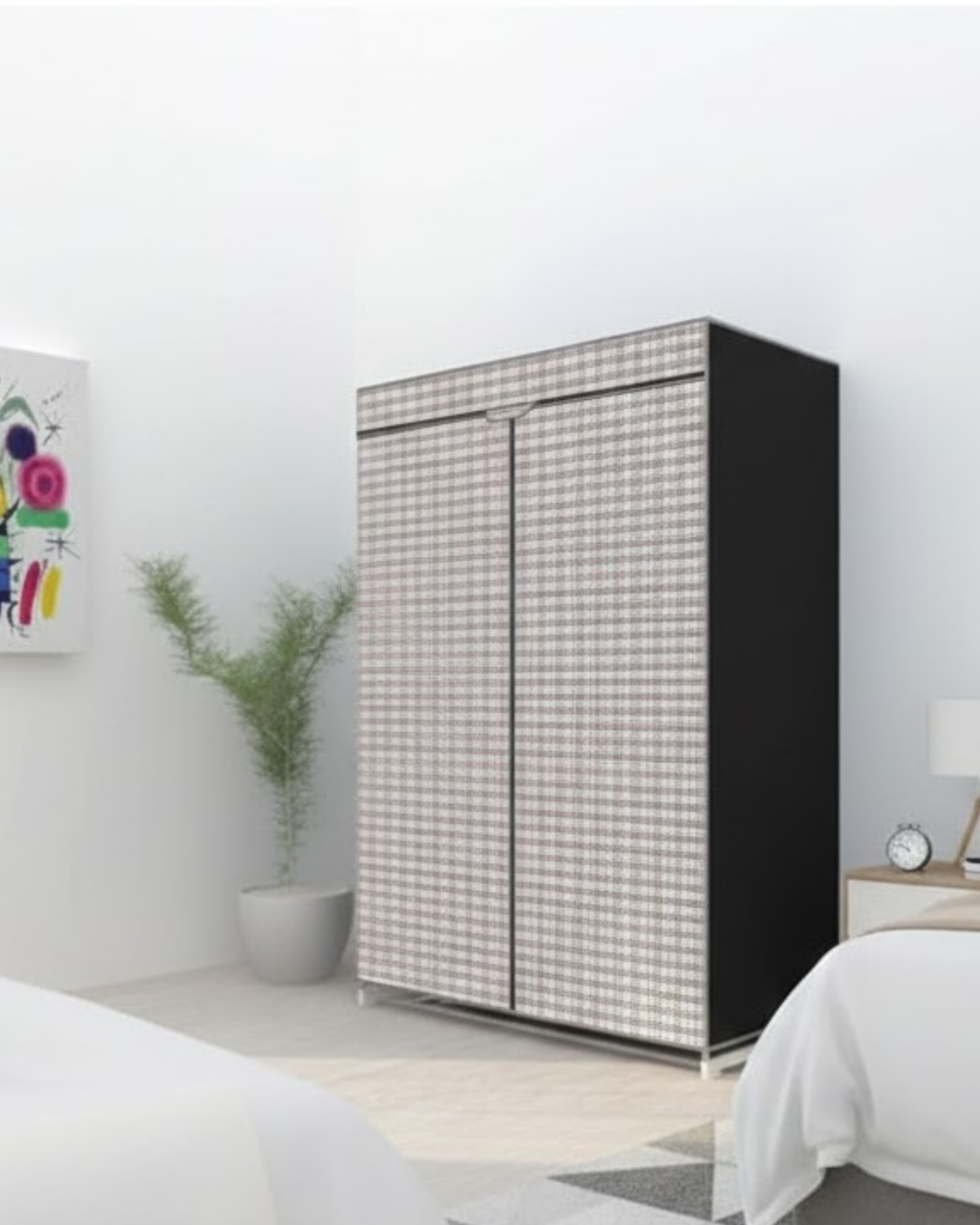 Prado Ekose Çelik Profilli Portatif Bez Dolap