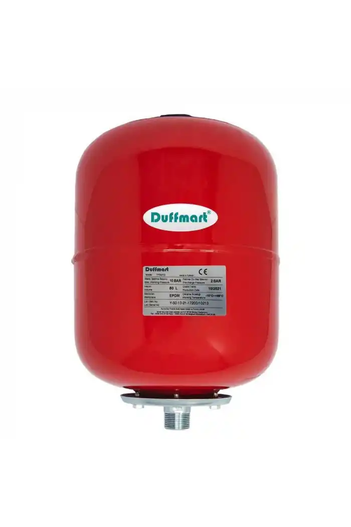 Duffmart TU 35/10 Standart 10 Atü Kapalı 35 Lt Genleşme Tankı