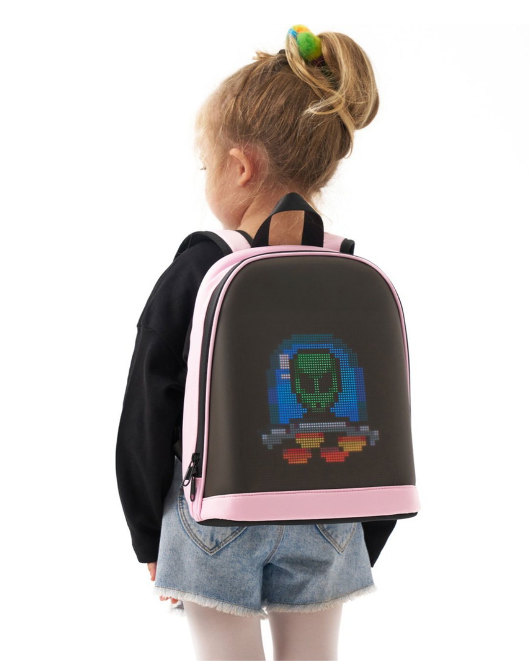 Reyo PixelBag Mini Led Çocuk Çantası Pembe