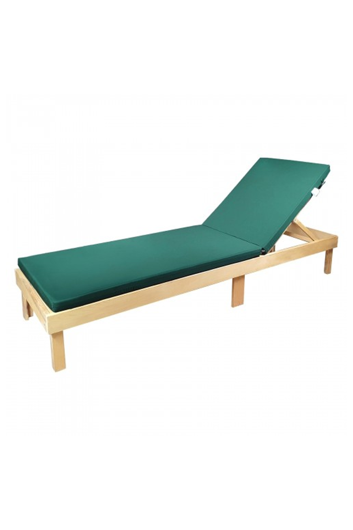 Bysay Katlanır Şezlong Minderi 5 cm – Su İtici Kumaş, Fermuarlı, Kamp & Plaj İçin Yeşil