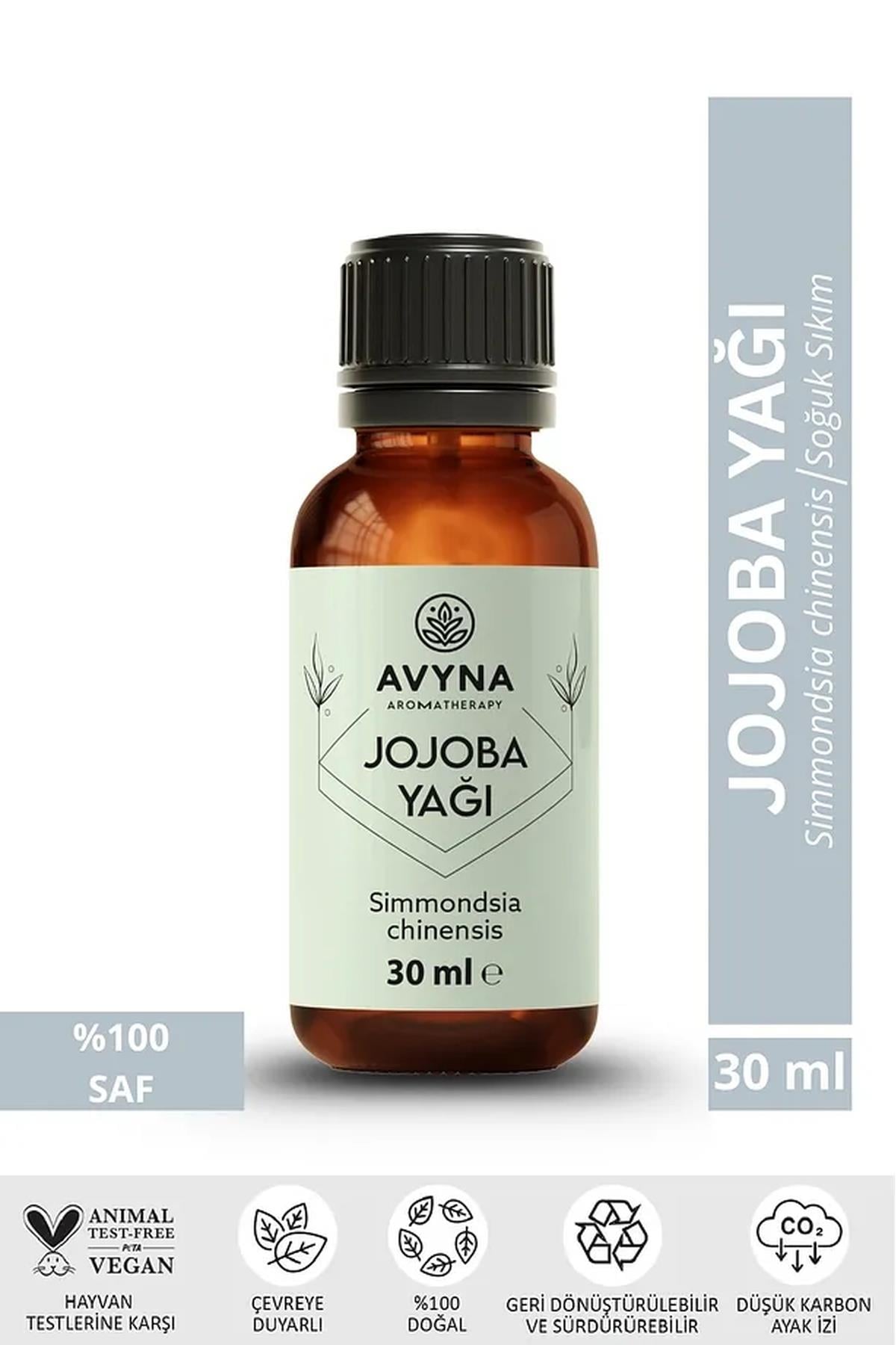 Avyna Jojoba Yağı 30 ml Soğuk Sıkım %100 Saf ve Doğal