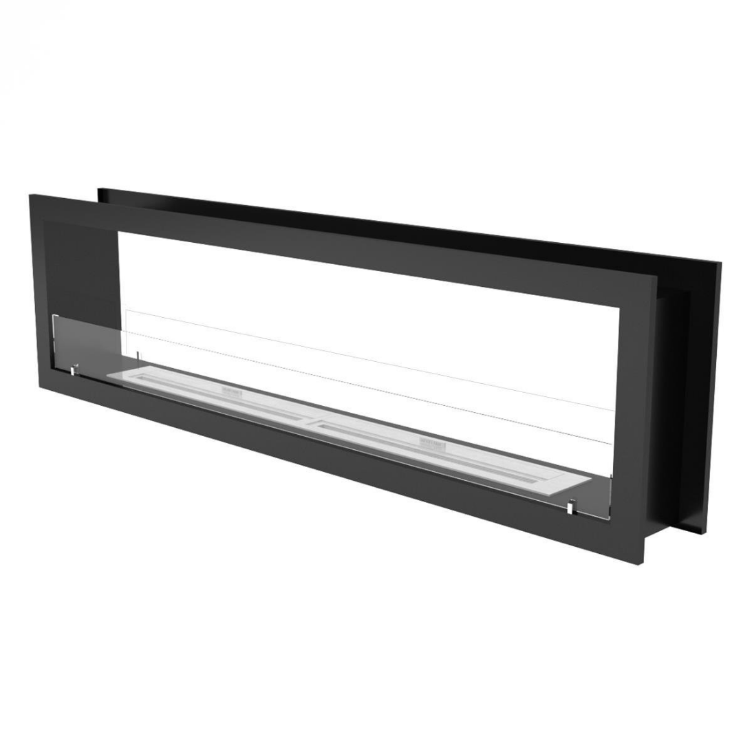 Korflame Çift Taraflı 200 Cm Bioetanol Bacasız Şömine