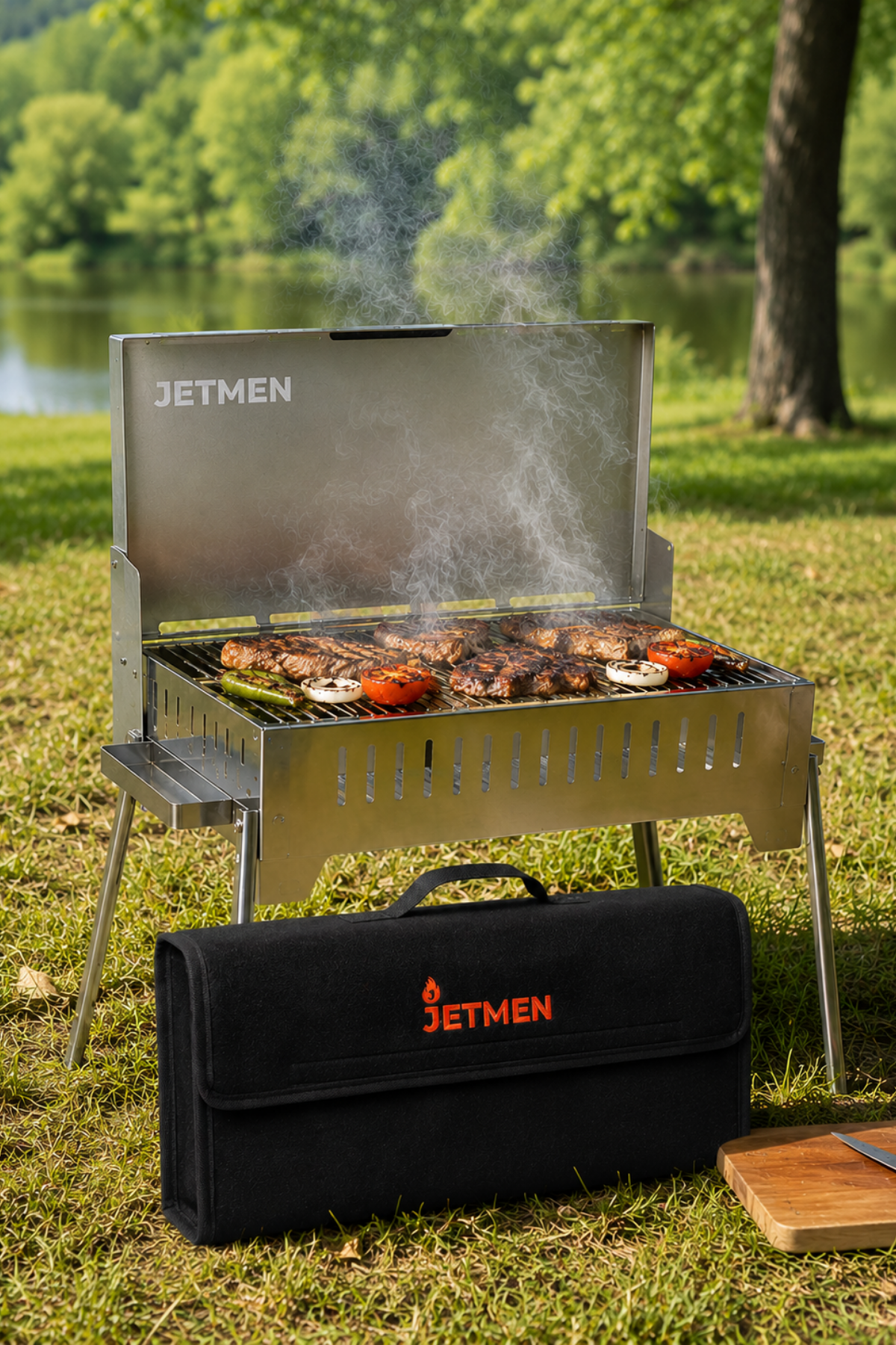 Jetmen Quick Grill Inox Katlanır Mangal
