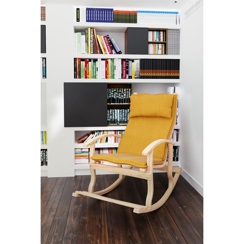 Mobildeco Padişah Ahşap Sallanan Sandalye