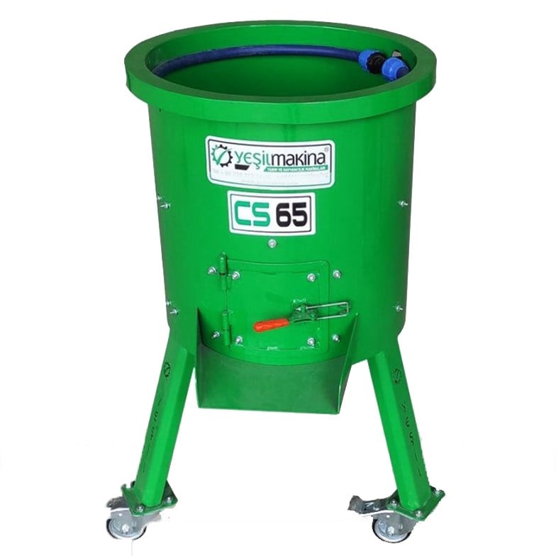 Yeşil CS65 Sabit Devirli Ceviz Soyma Makinesi 35KG/65L 220V