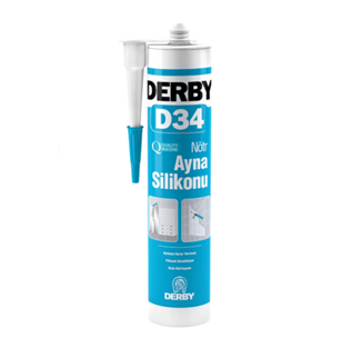 Derby Ayna Silikon Yapıştırıcı Şeffaf D34 320gr