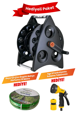 Claber 8921 15 m Makaralı Hortum Seti