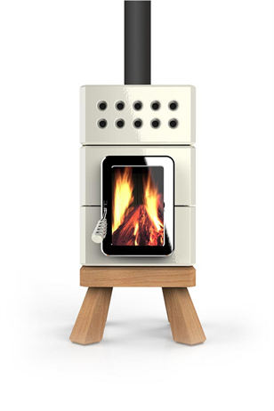 La Castellamonte Mini Stack Seramik Odun Sobası