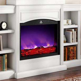 Arif Eymir 60x80cm Kumandalı Bluetooth ve Ses Efektli Dekoratif Elektrikli Şömine