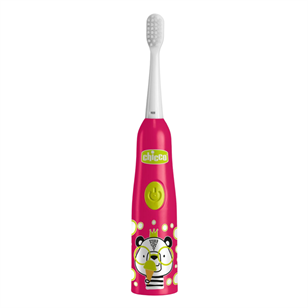 Chicco Çocuklar İçin Pilli Diş Fırçası Panda Kırmızı