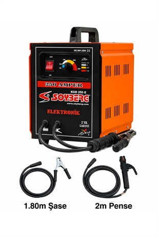 Soyberg 250 E 250 Amper Çanta Kaynak Makinesi