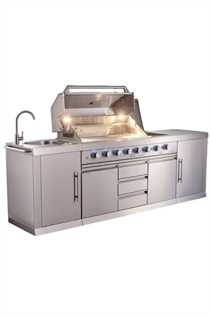 Berfmann 6+2 Barbekülü Outdoor Mutfak