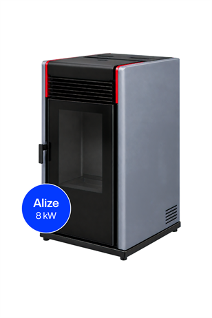 Arıkazan Alize 8kW Yeni Nesil Peletli Sıcak Hava Sobası Kuru Üflemeli Pelet Şömine