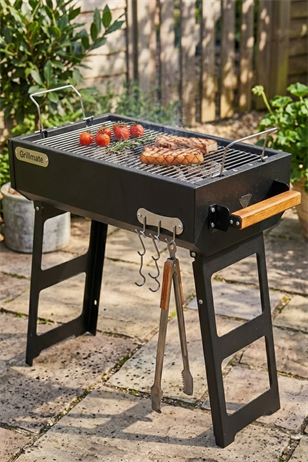 Grillmate GM60KA Asansörlü Döküm Izgaralı Katlanır Barbekü Mangal