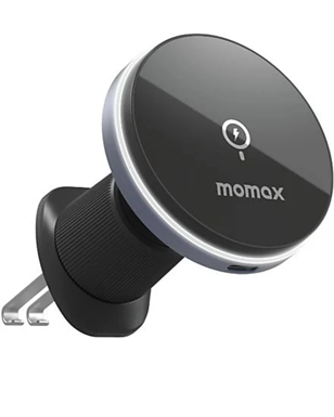 Momax Q.Mag Mount 5 15W Magnetic Wireless Şarjlı Araç İçi Telefon Tutucu
