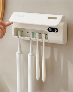 Mioji Mio Uv5f Pro 2600mah Şarj Edilebilir Uv Sterilizatörü Diş Fırçası Tutucusu Beyaz 