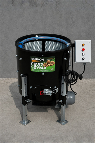 Burkon 90 Lt 35 Kg Devirli Ceviz Soyma Makinesi