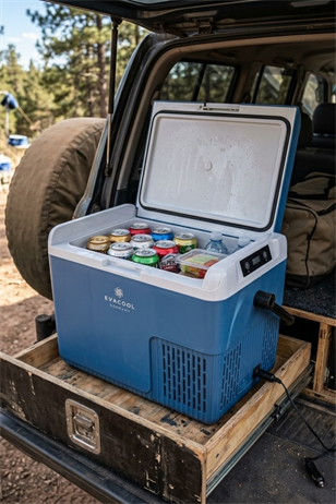 Evacool EVAG20 12/24V 18 Litre Kompresörlü Oto Buzdolabı