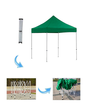 Reyo 3x2 Açık Yeşil Katlanabilir Makaslı Çardak Tente