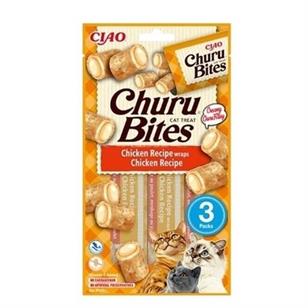 Inaba Ciao Churu Bites Tavuk Sargılı Tavuklu 3x10 gr Kedi Ödül Kreması