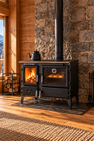Reyo Stove Rabat Gurme Tuğlalı Fırınlı Şömine Soba EN Sertifikalı