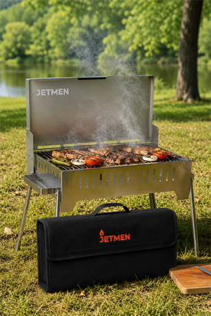 Jetmen Quick Grill Inox Katlanır Mangal