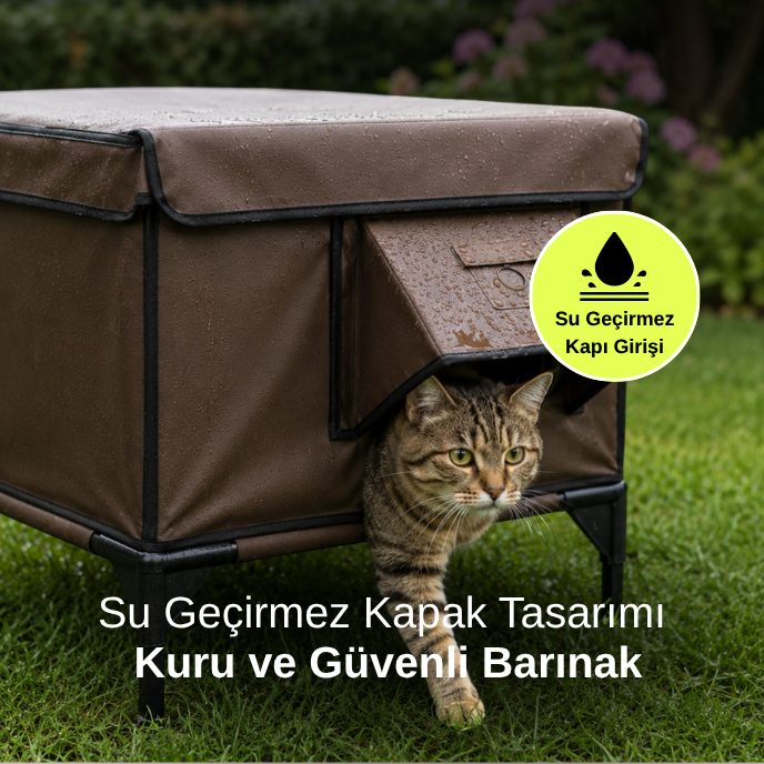 Su geçirmez kedi evi kumaş yapısı