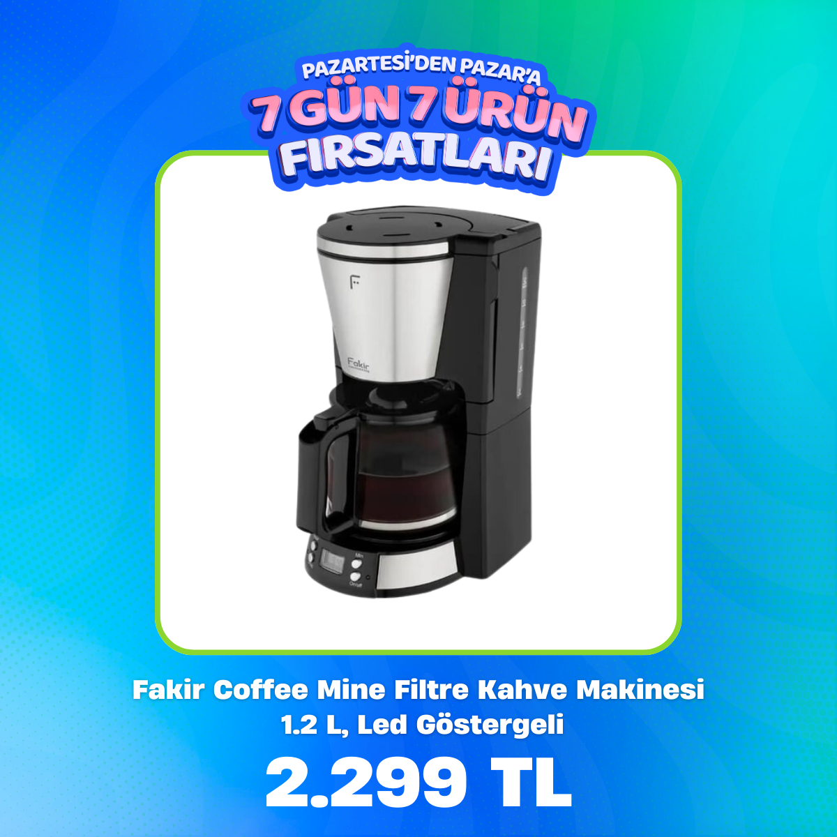 Fakir Filtre Kahve Makinesi