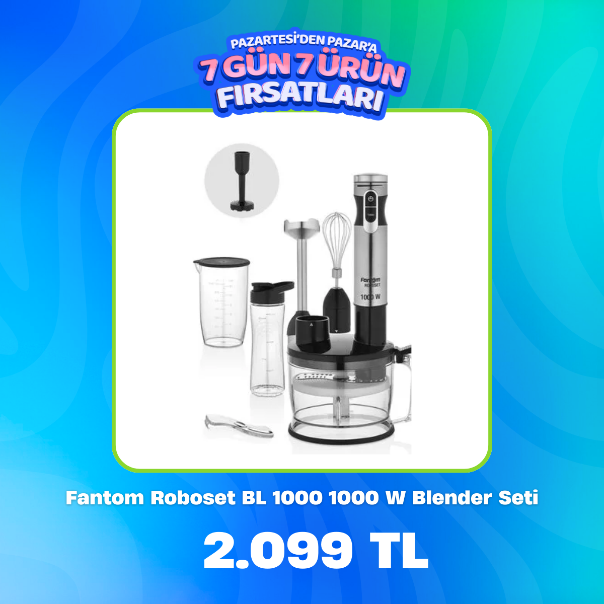 Fantom Roboset Blender Seti