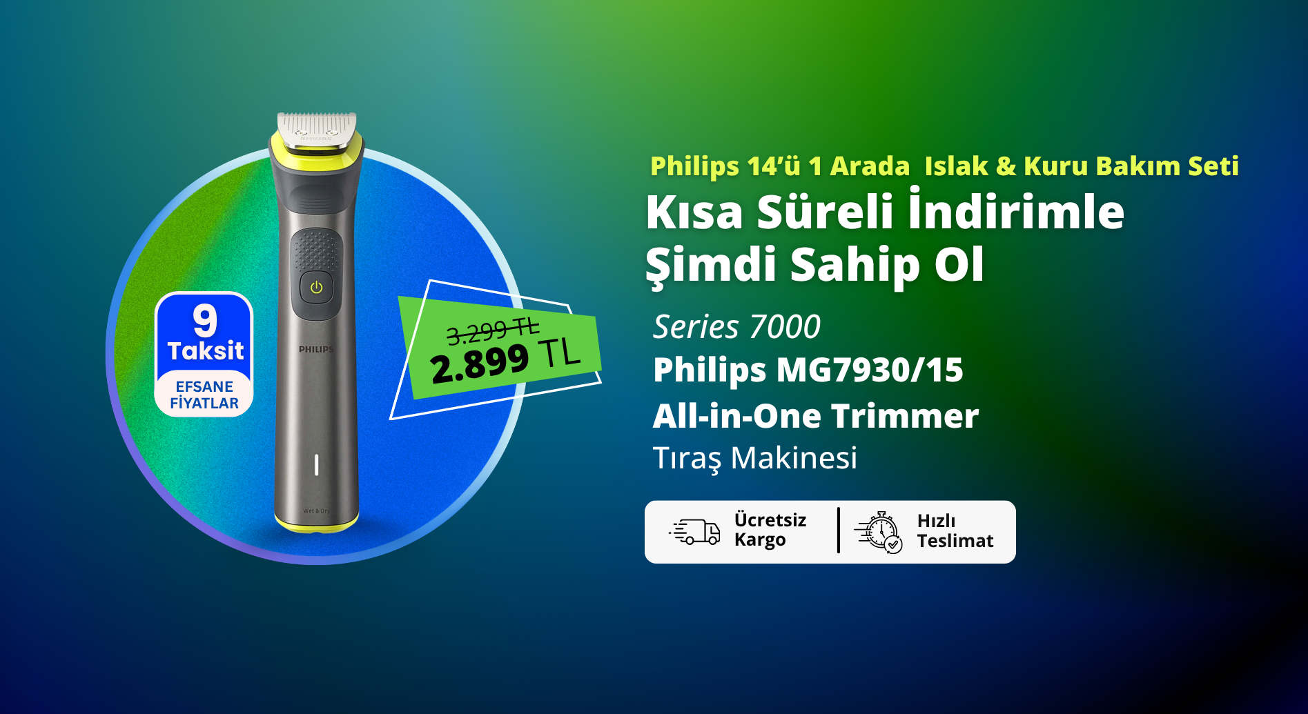 Philips MG7930/15 Series 7000 All-in-One Trimmer Tıraş Makinesi