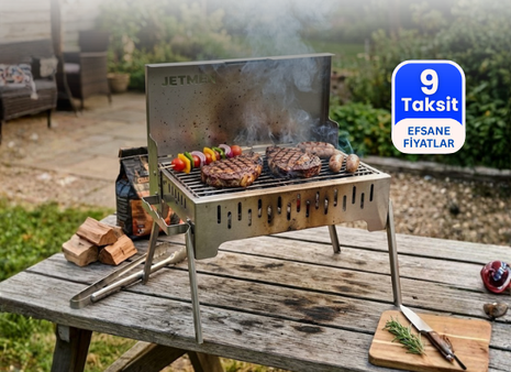 Jetmen Quick Grill Inox Katlanır Mangal