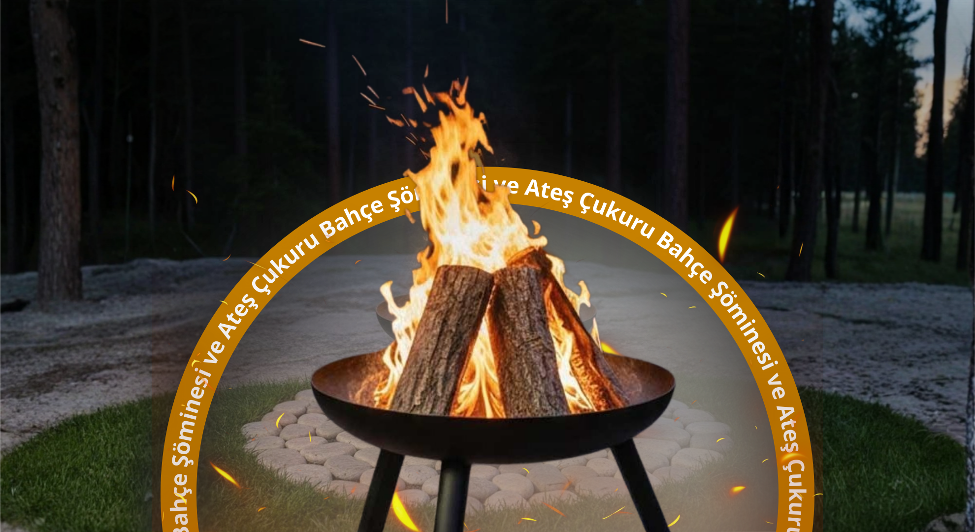 Bahçe Dış Mekan Şömineler