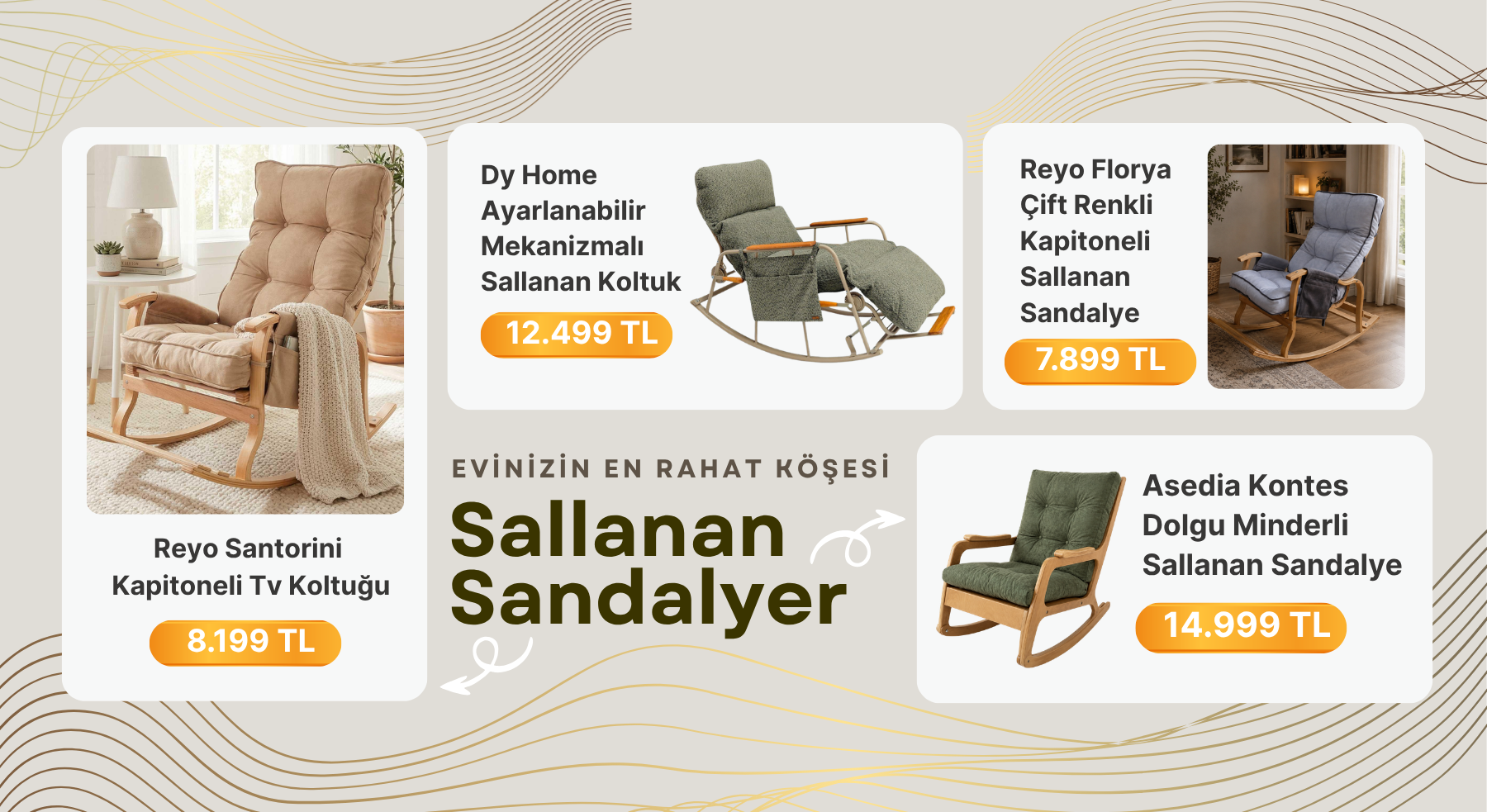 Konforlu Sandalyelerde Fırsat