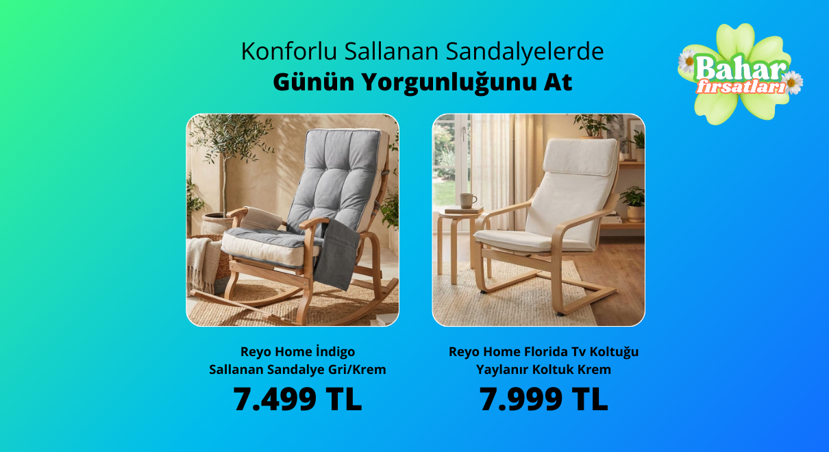 Konforlu Sandalyelerde Fırsat