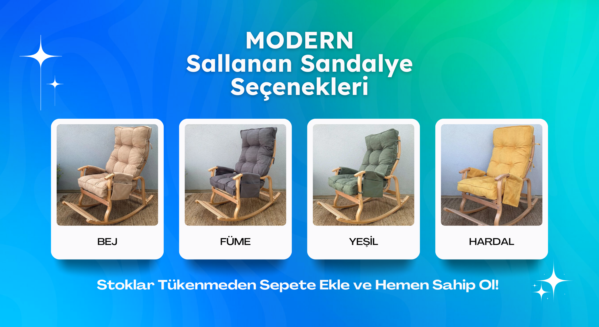 Reyo Santorini Sallanan Sandalye