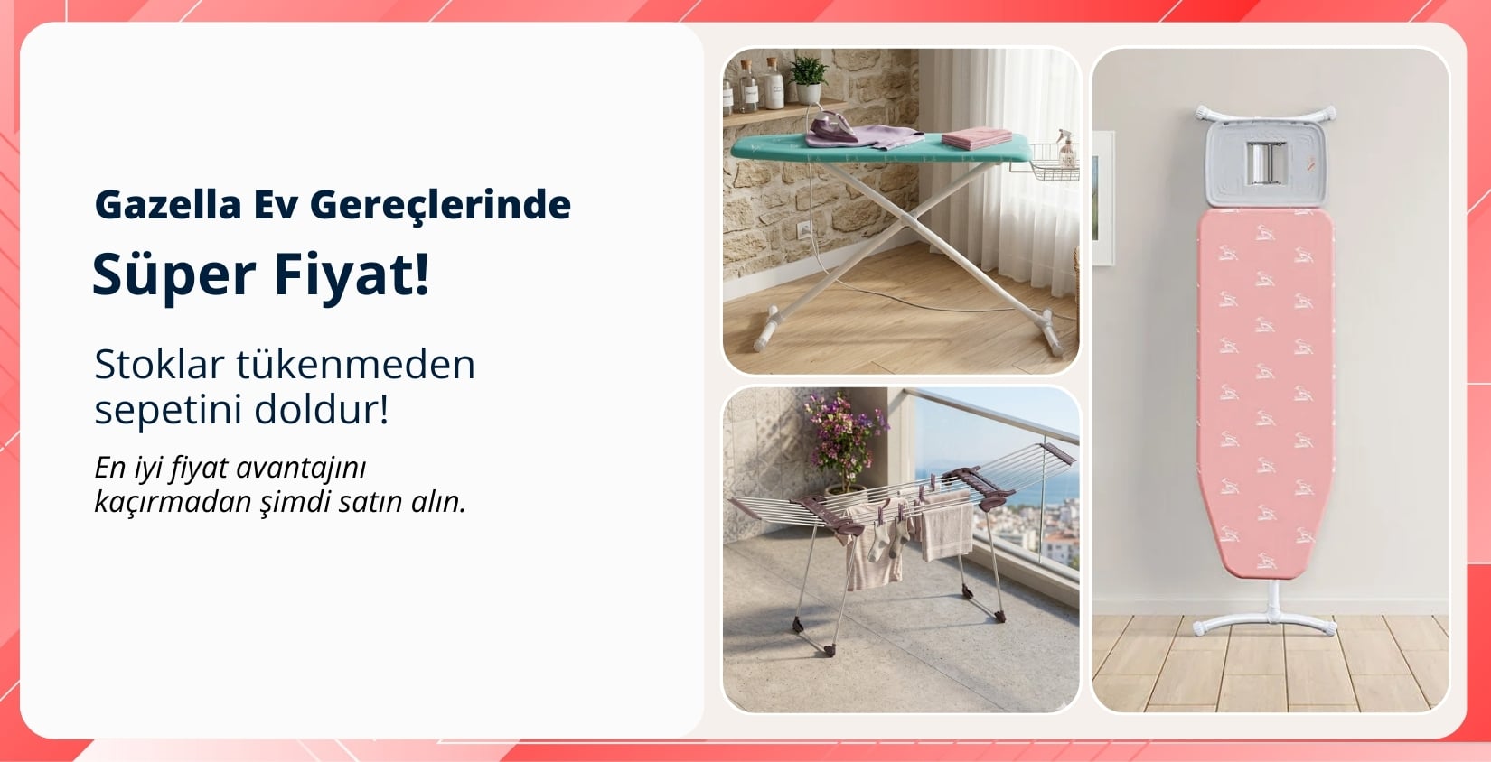 Gazella Ev Gereçlerinde İndirim