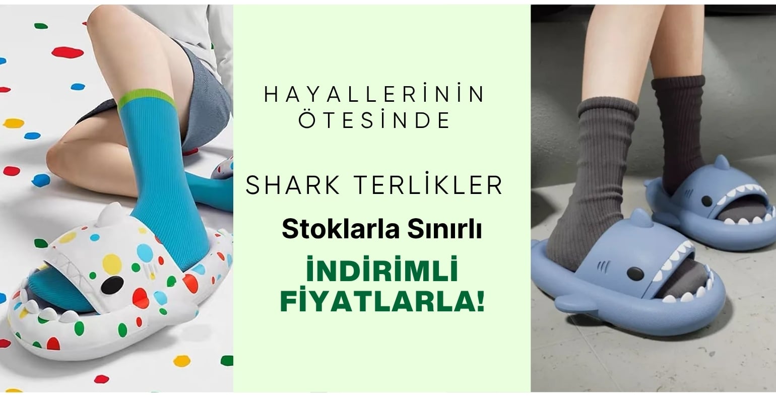 Hipnotico Shark Terlikler 