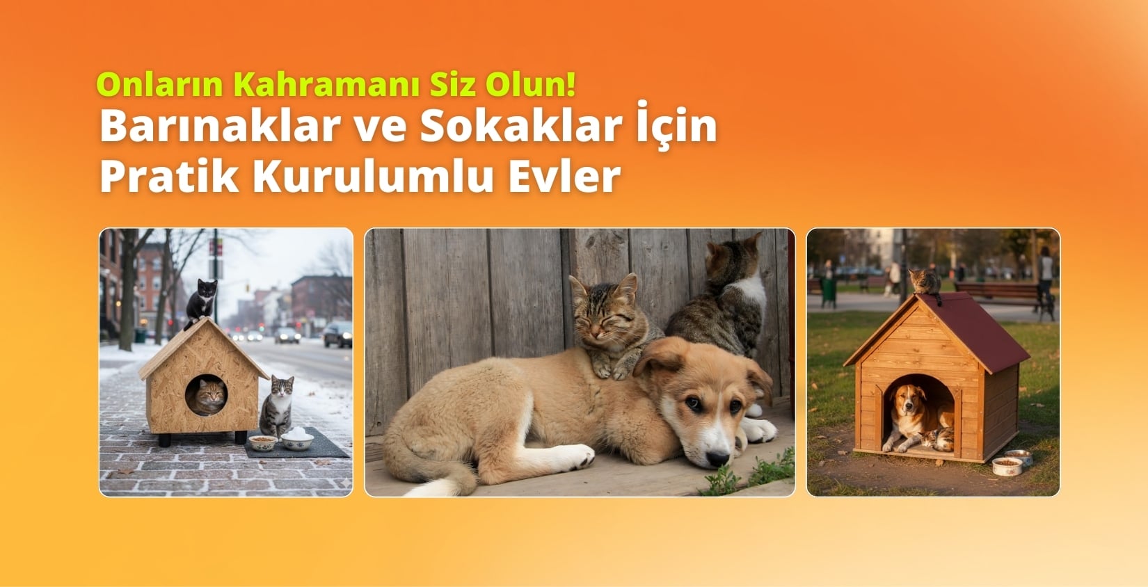 Kedi Evlerinde Kaçmaz Fırsatlar