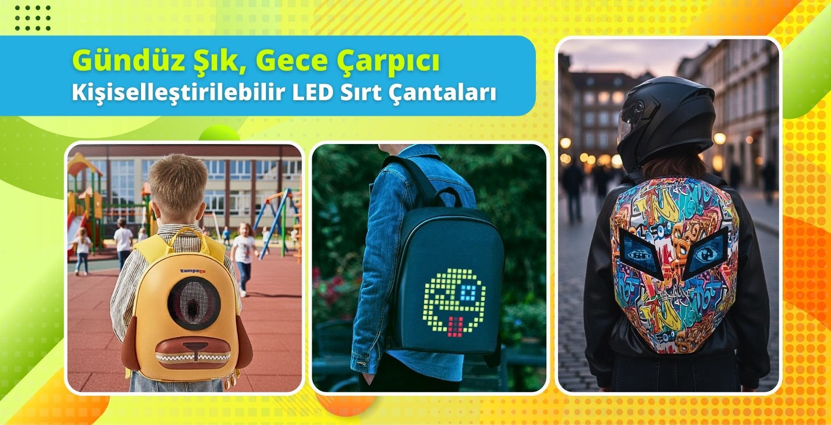 Ledli Sırt Çantası 